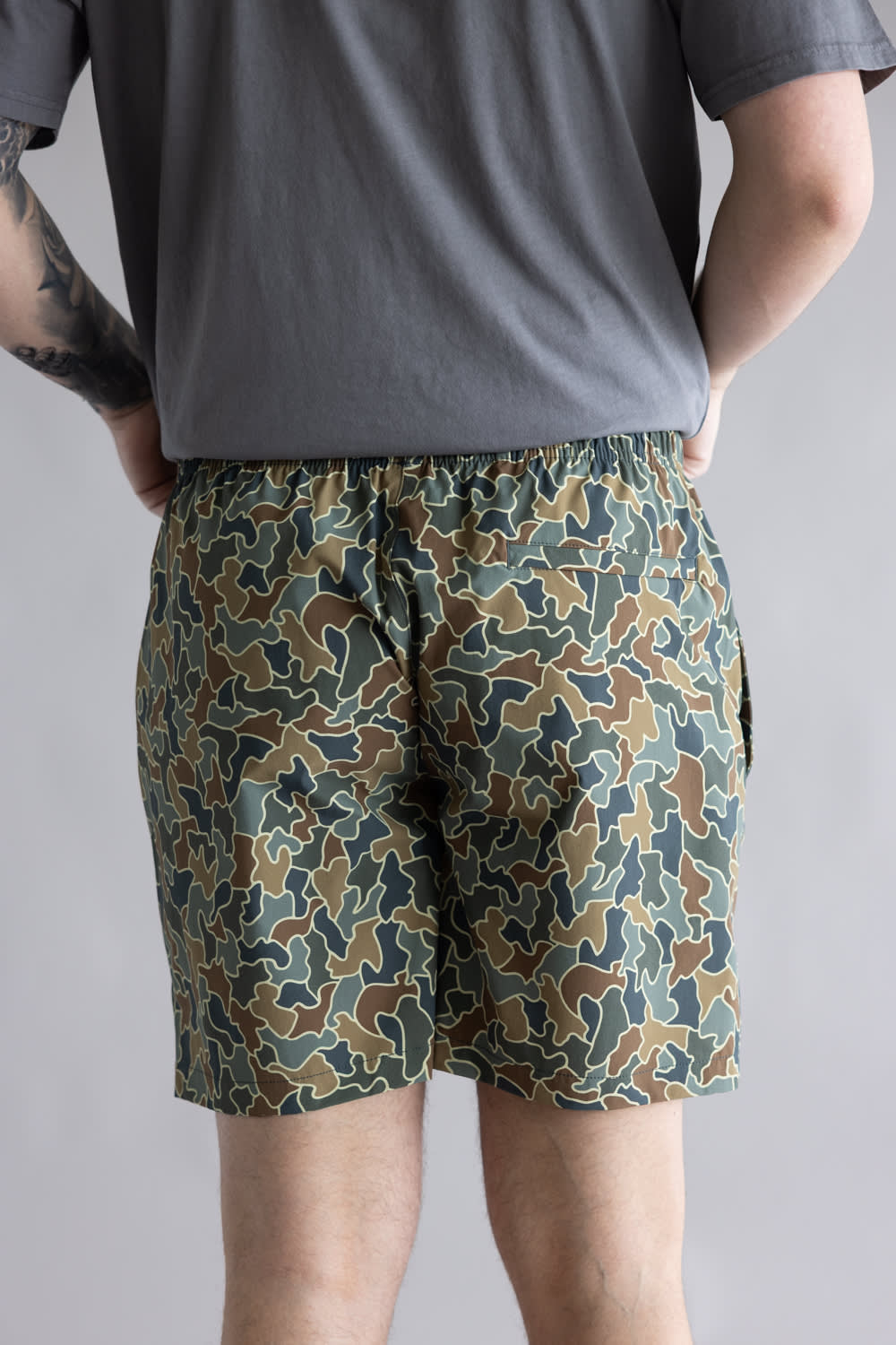 Local Boy Bayside Swim Shorts for Men in Rust