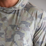Local Boy Heather Blend Hoodie for Men in Green