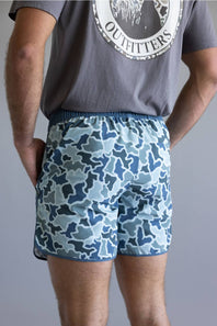 Local Boy Wando Swim Shorts for Men in Blue Camo