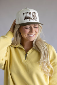 Local Girl Outfitters Stacked Rope Hat for Women in Stone