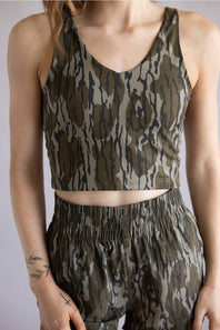 Local Girl Tank Top for Women in Bottomland Camo