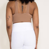 Love Tree Biker Shorts for Women in White