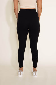Love Tree Contour Leggings for Women in Black