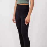 Love Tree Contour Pocket Leggings for Women in Black