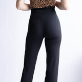 Love Tree Extra High Waisted Bootcut Leggings for Women in Black