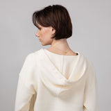 Thread & Supply Lyndon Hooded Sweater for Women in Ivory