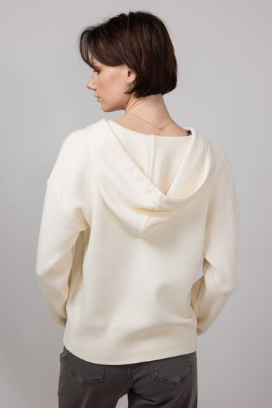 Thread & Supply Lyndon Hooded Sweater for Women in Ivory