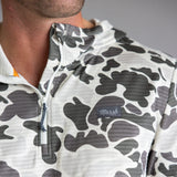 Marsh Wear Sullivan Camo Hoodie for Men in Stone Green