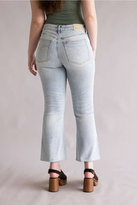Judy Blue Mid Rise Kick Flare Jeans for Women