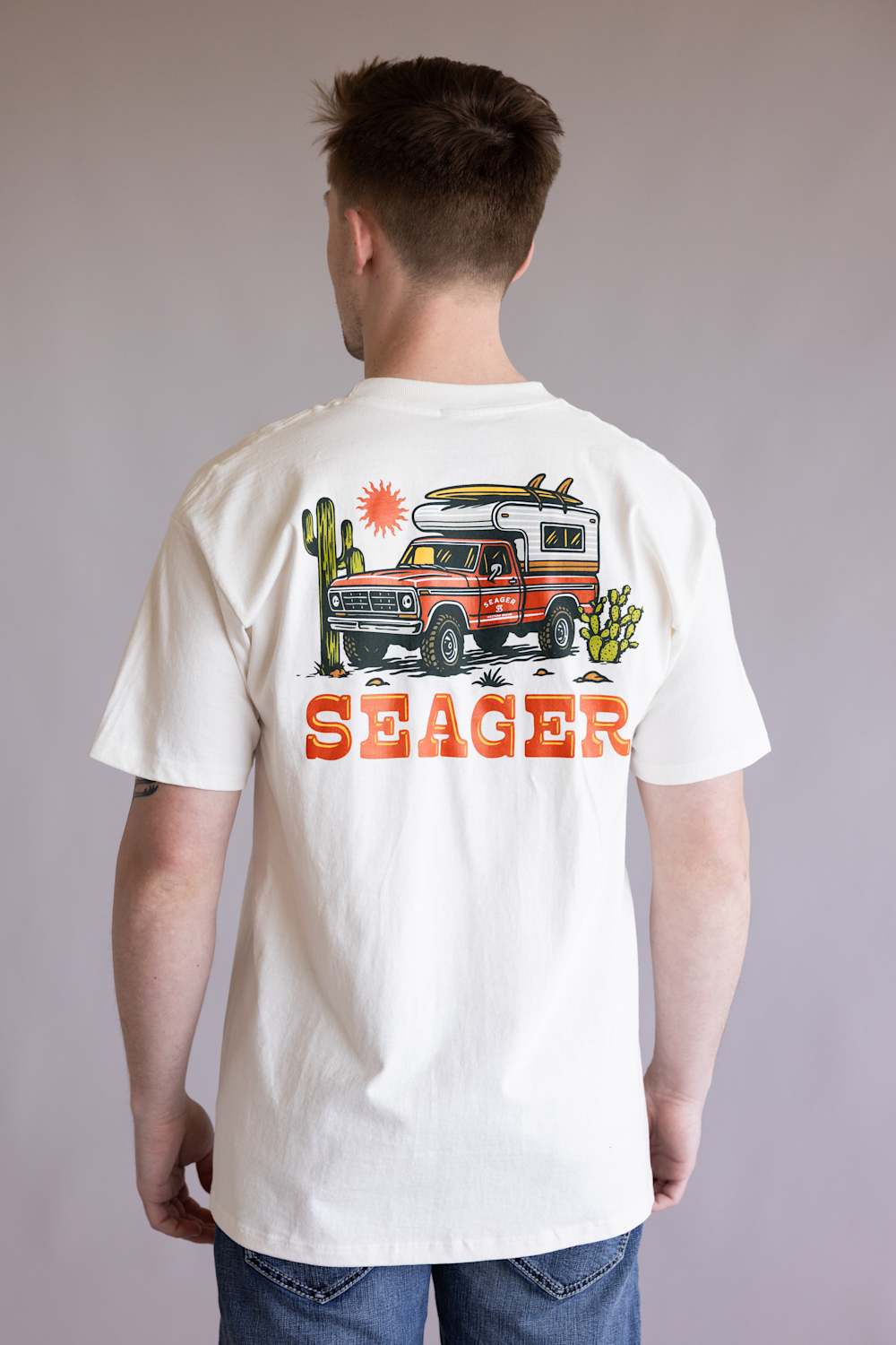 Seager Baja T-Shirt for Men in White