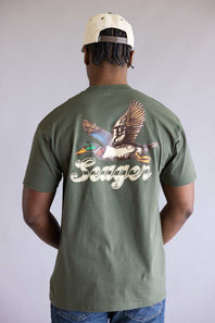 Seager Greenhead T-Shirt for Men in Surplus Green