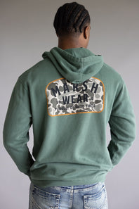Marsh Wear Alton Camo Hoodie for Men in Alpine Green