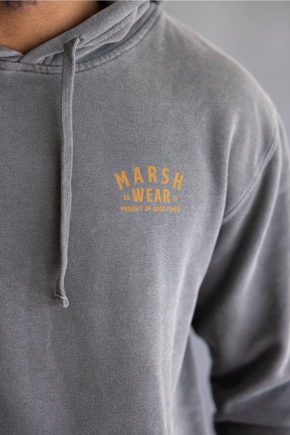Marsh Wear Alton Camo Hoodie for Men in Black