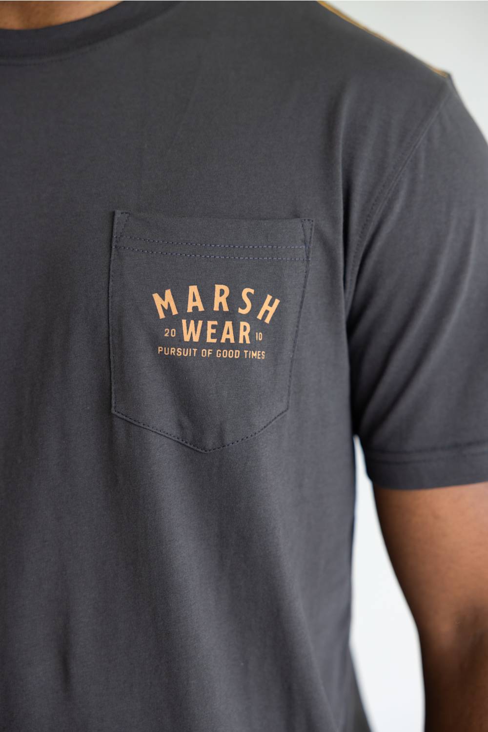 Marsh Wear Alton Camo T-Shirt for Men in Black
