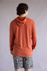 Marsh Wear Buxton Tech Hoodie for Men in Lobster Heather