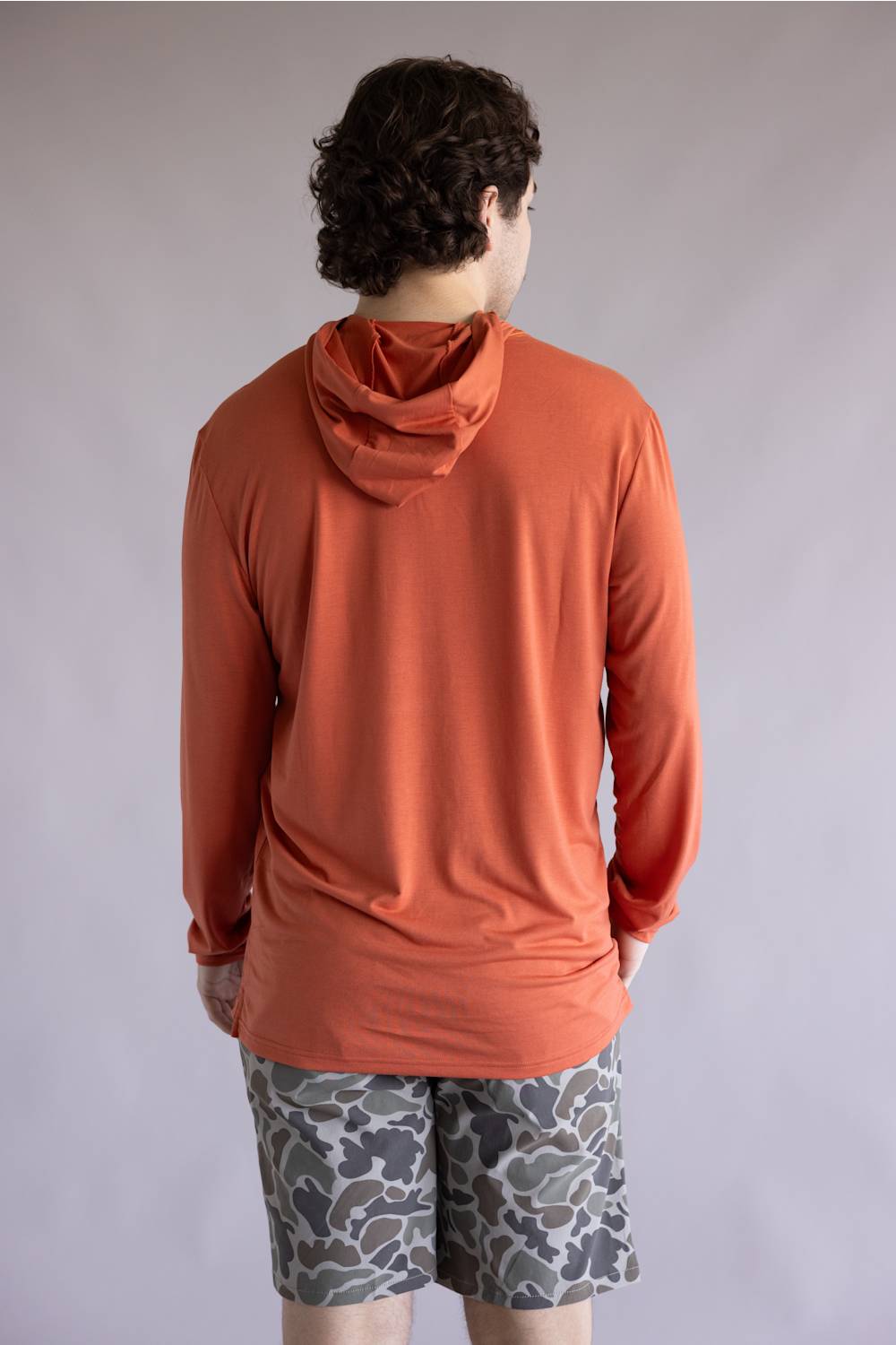 Marsh Wear Buxton Tech Hoodie for Men in Lobster Heather