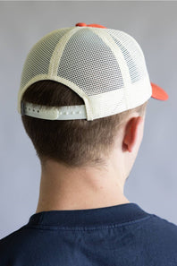 Marsh Wear Campfire Trucker Hat for Men in Burnt Orange