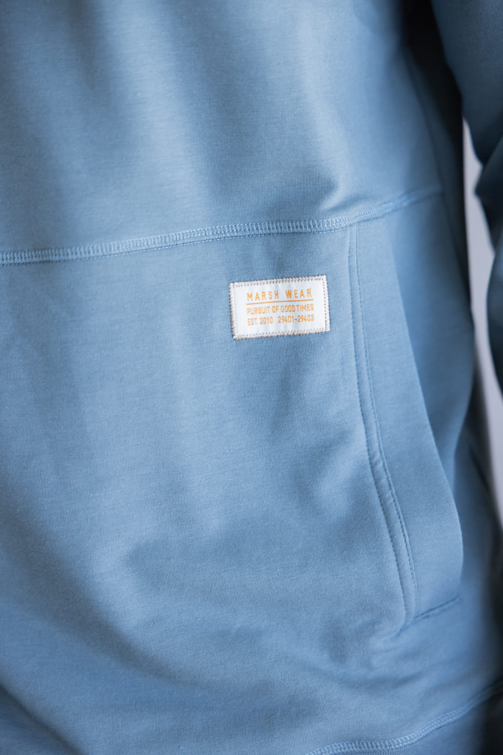 Marsh Wear Fireside Hoodie for Men in Goblin Blue