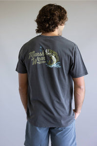 Marsh Wear Heritage Bass T-Shirt for Men in Shadow