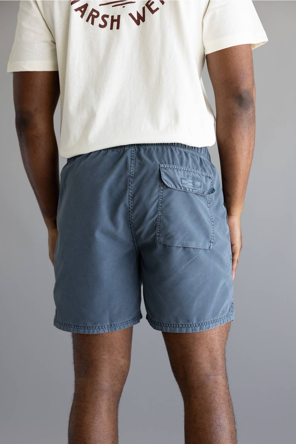Marsh Wear Highwater Volley Shorts for Men in Goblin Blue
