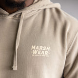 Marsh Wear Lookout Hoodie for Men in Light Brown