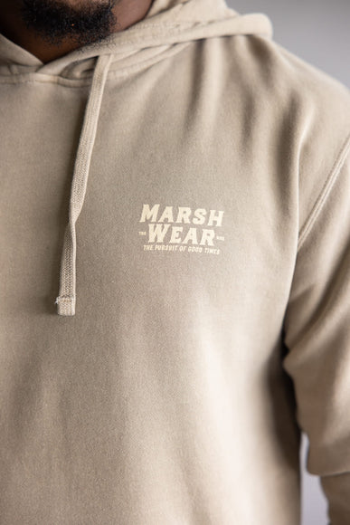 Marsh Wear Lookout Hoodie for Men in Light Brown