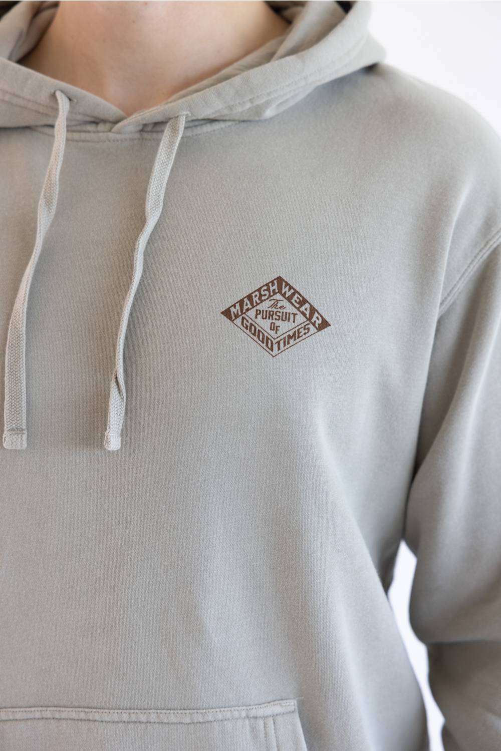 Marsh Wear Natural Resources Hoodie for Men in Cement | MWF1066-CMT-CEMENT