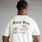 Marsh Wear Sportsman T-Shirt for Men in Vintage White