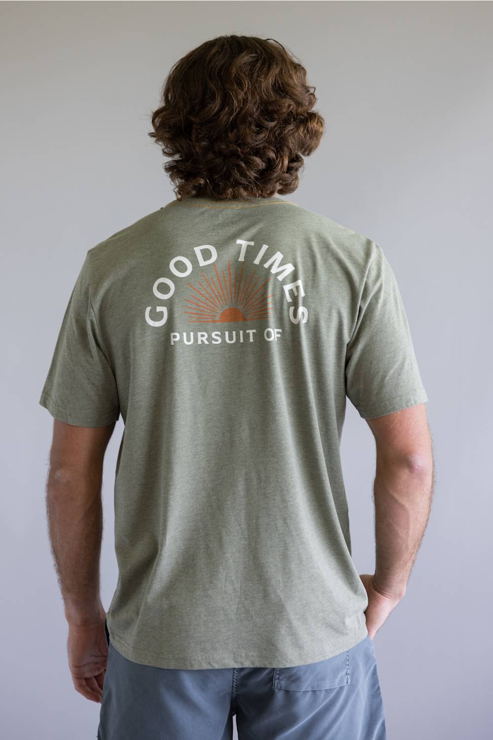 Marsh Wear Sunup T-Shirt for Men in Fossil Heather