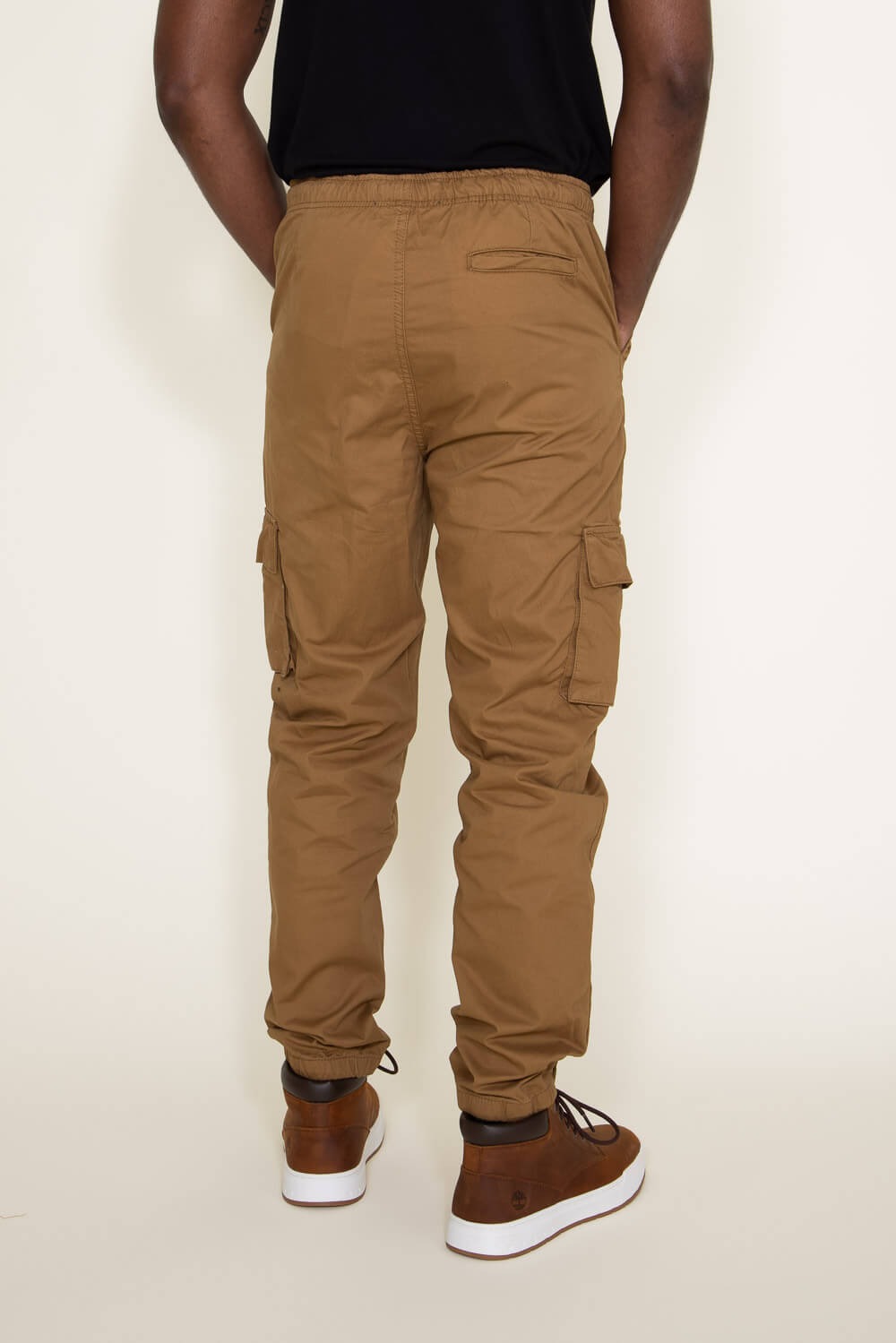 Twill Low Rise Cargo Flare Pant