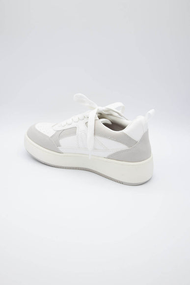 MIA Shoes Dice Platform Sneakers for Women in White