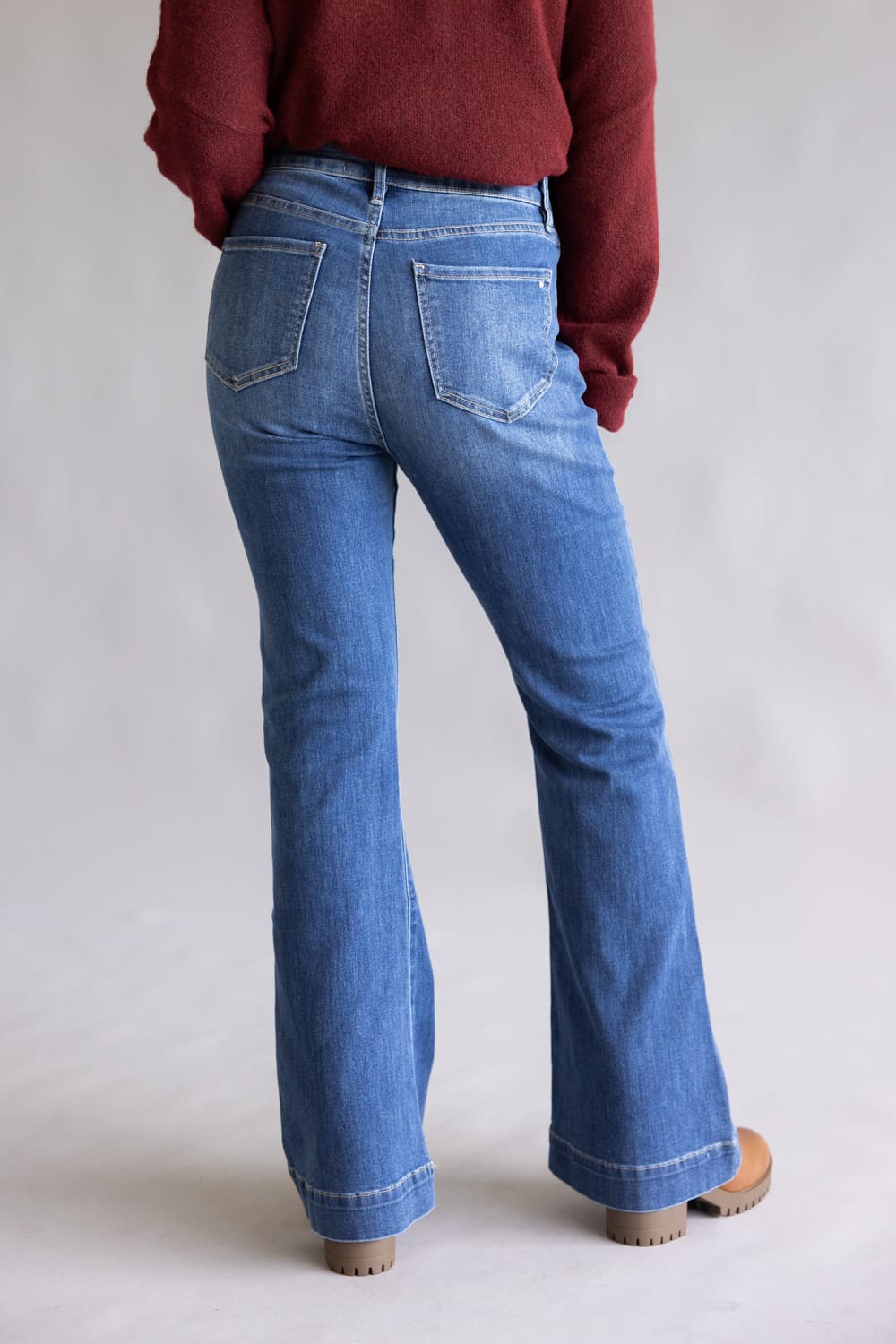 Mica High Rise Flare Trouser Jeans for Women