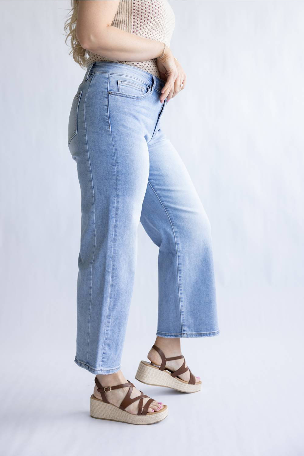 Mica Mid Rise Straight Jeans for Women