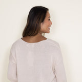Miracle Clothing Girls Trip Sweater for Women in Beige