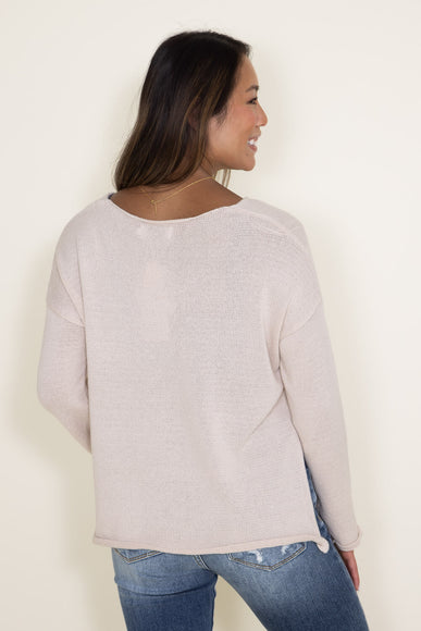 Miracle Clothing Girls Trip Sweater for Women in Beige