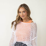 Miracle Crochet Sweater for Women in White