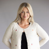 Miracle Embroidered Details Cardigan for Women in Cream