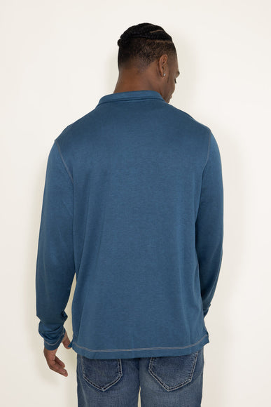 Lightweight 1/4 Zip for Men in Midnight Blue