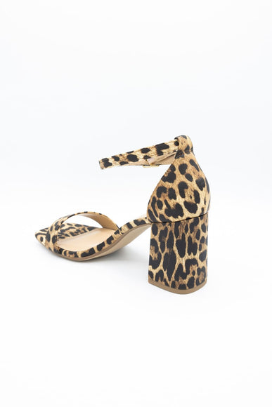 My Delicious Larch Block Heels for Women in Leopard