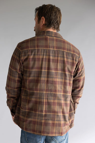 North River Lined Shirt Jacket for Men in Brown