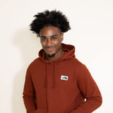 North Face Heritage Patch Hoodie for Men in Brown