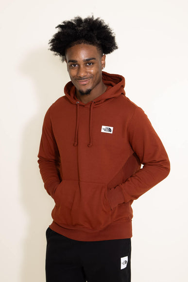 North Face Heritage Patch Hoodie for Men in Brown