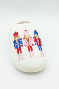 Nutcracker Slippers for Women in White