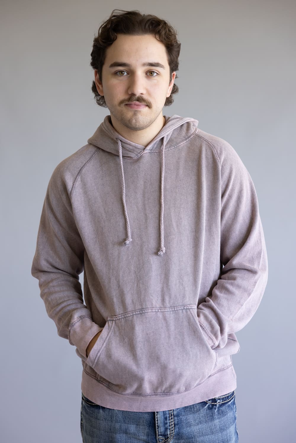 Mineral Wash Hoodie in Cedar 