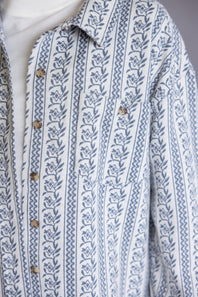 O’Neill Youth Jordyn Striped Knit Shacket for Girls in White