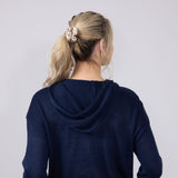 Ocean Drive Michigan Hoodie Sweater for Women in Navy