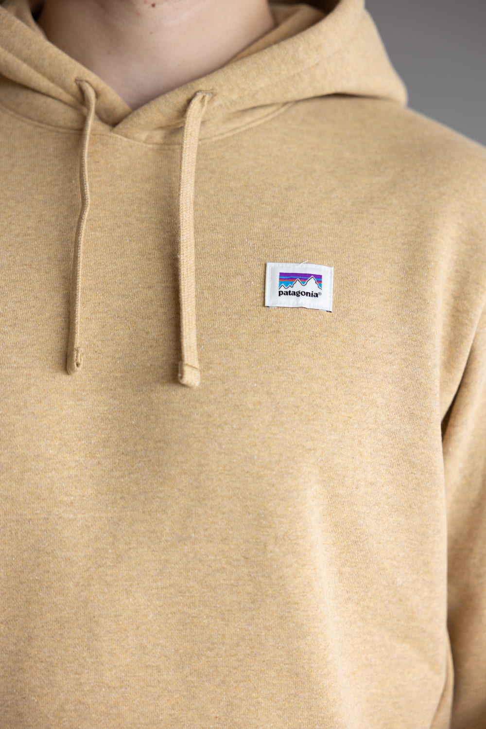 Patagonia Men’s Sticker Uprisal Hoodie in Talon Gold