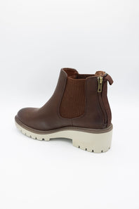 Pierre Dumas Danielle Lug Booties for Women in Whiskey