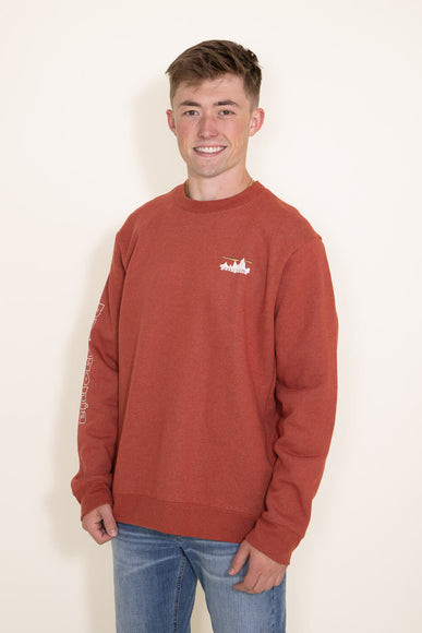 Patagonia Men’s 73 Uprisal Crewneck Sweatshirt in Red