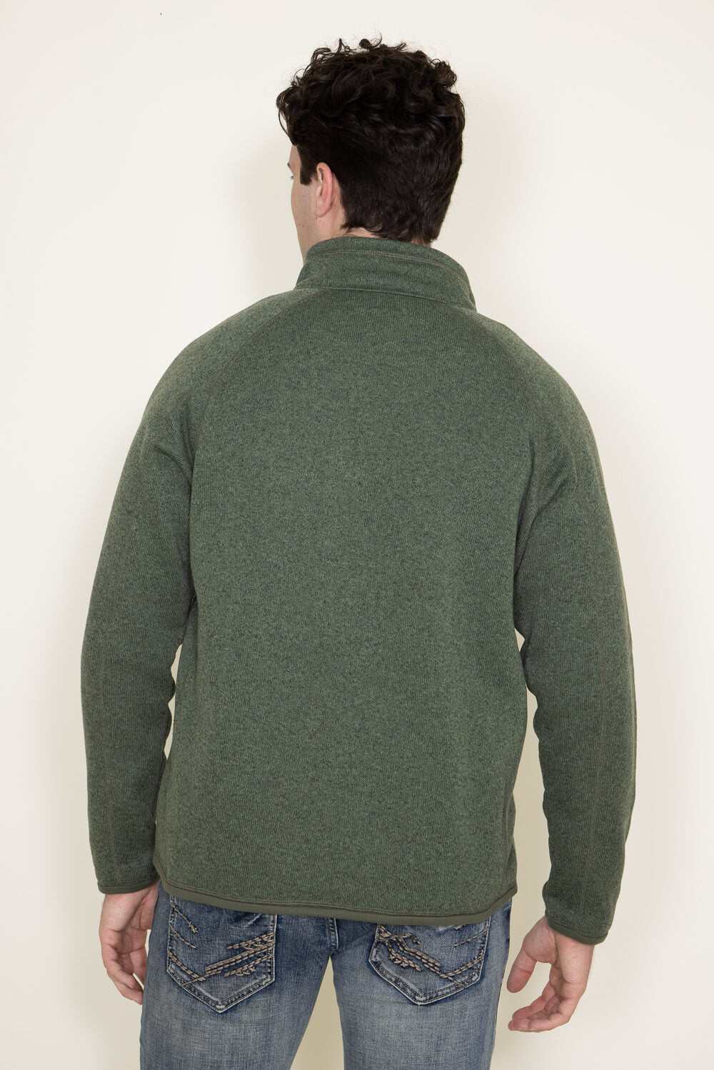 Patagonia Men's Better Sweater Quarter Zip in Green